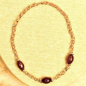 New two tone necklace .